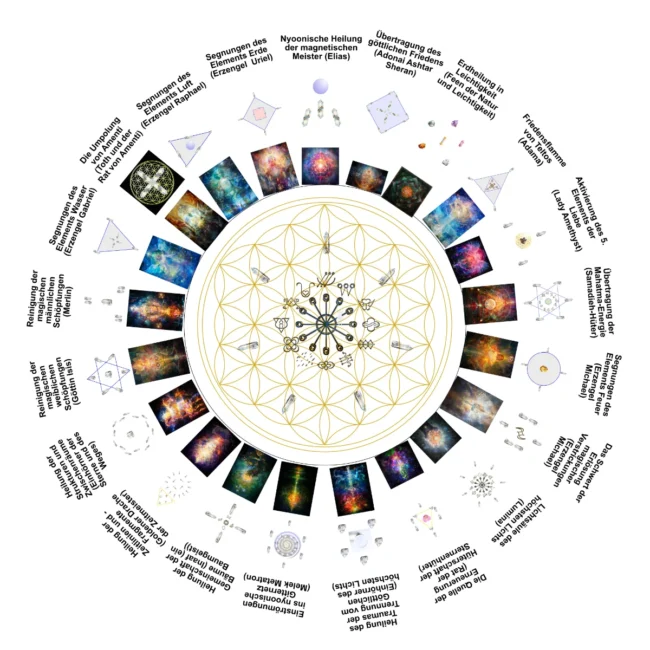 Erdheilungsmandala für 21 Strömungen des Lichts Bild